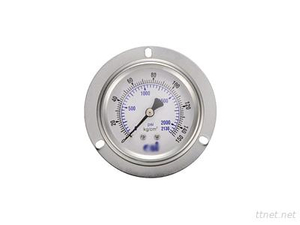 Oil-Filled Embedded All-Stainless Steel Pressure Gauge Attached To The Front